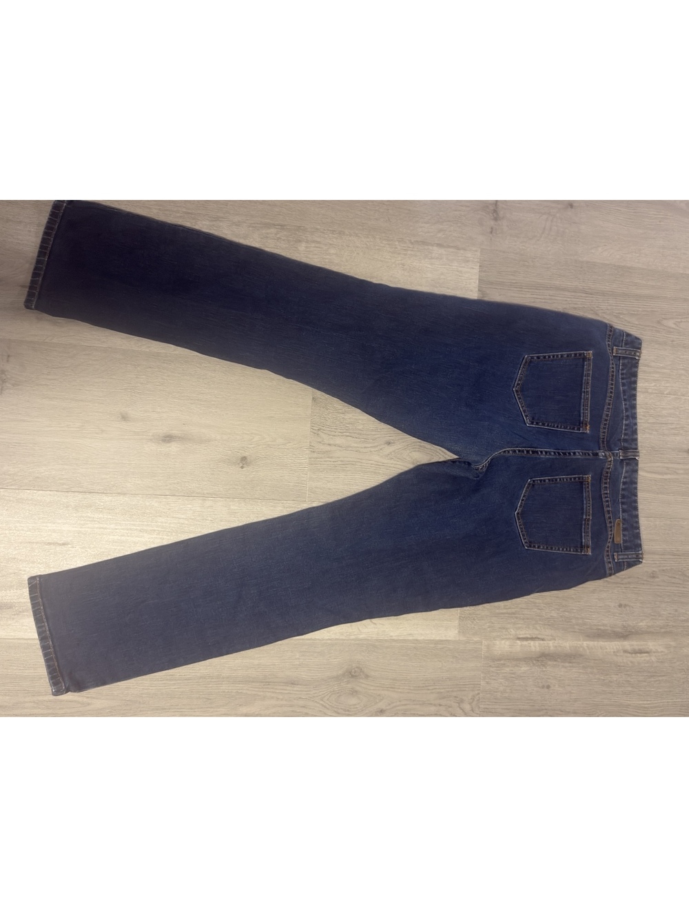 Boden Dark Blue Straight Leg Jeans UK Size 16R US Size 10R - Picture 3 of 7